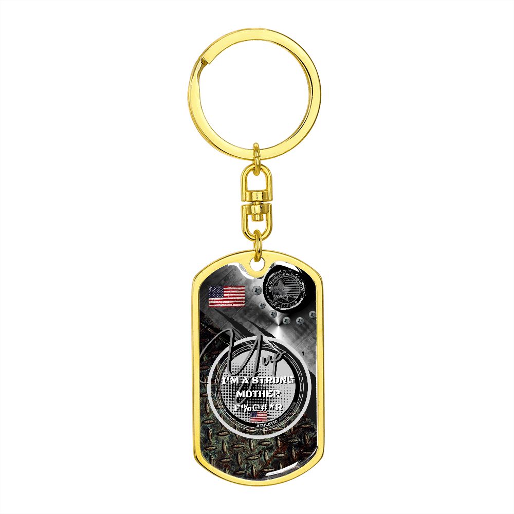 Military Dog Tag Swivel KeyChain **Engrave Option**