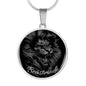 Beastmode' Luxury Circle Pendant Necklace (Engrave Option) *Excellent Gift*