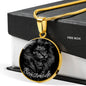 Beastmode' Luxury Circle Pendant Necklace (Engrave Option) *Excellent Gift*
