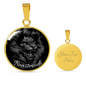 Beastmode' Luxury Circle Pendant Necklace (Engrave Option) *Excellent Gift*