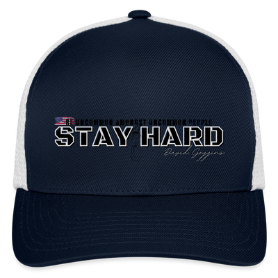 Flexfit Fitted Baseball Cap - navy/white