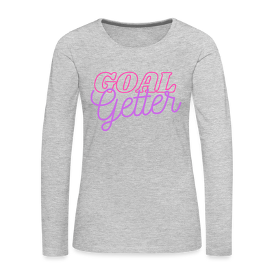 Women's Premium Long Sleeve T-Shirt - heather gray