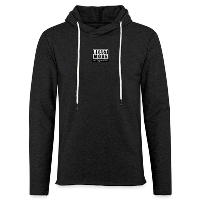 Unisex Lightweight Terry Hoodie - charcoal grey