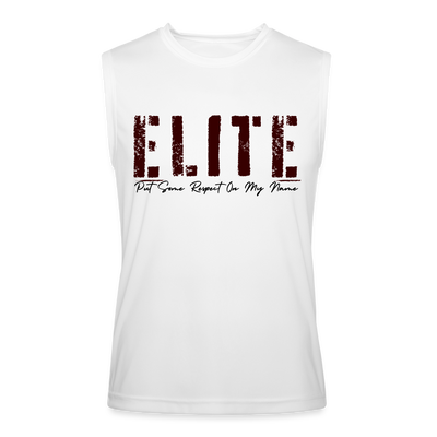 Men’s Performance Sleeveless Shirt - white