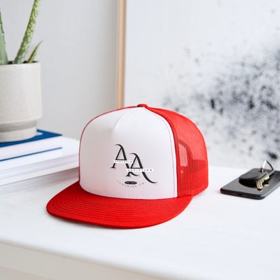 Trucker Hat - white/red