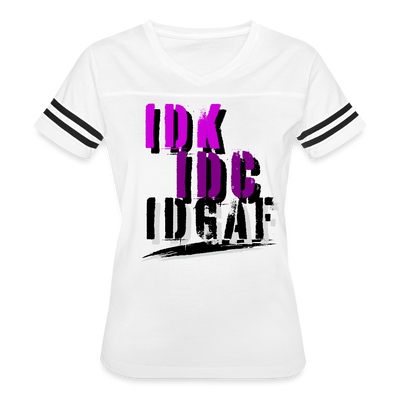 Women’s Vintage Sport T-Shirt - white/black
