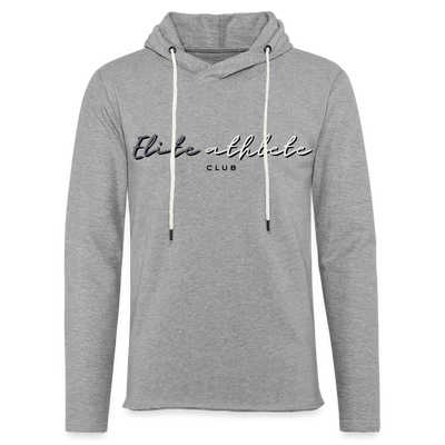 Unisex Lightweight Terry Hoodie - heather gray