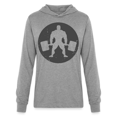 Unisex Long Sleeve Hoodie Shirt - heather grey