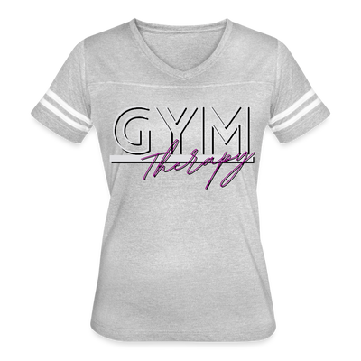 Women’s Vintage Sport T-Shirt - heather gray/white
