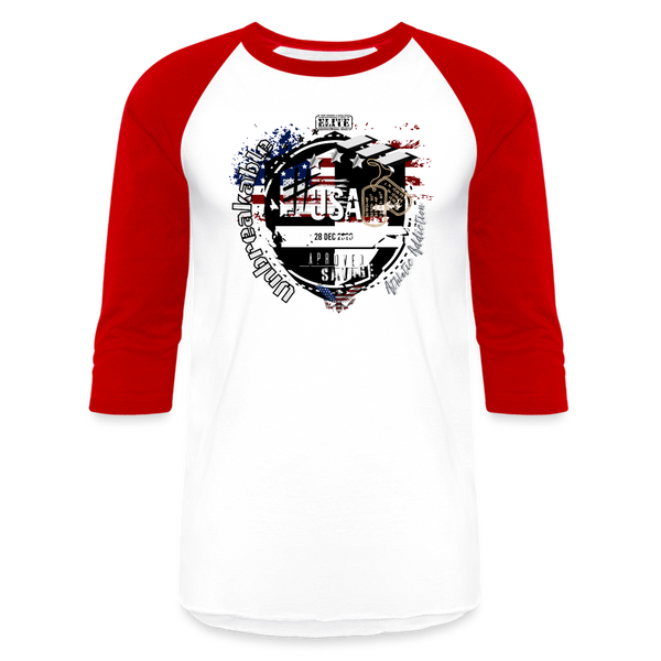 Baseball T-Shirt - white/red