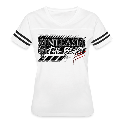 Women’s Vintage Sport T-Shirt - white/black