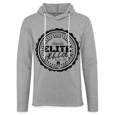 Unisex Lightweight Terry Hoodie - heather gray