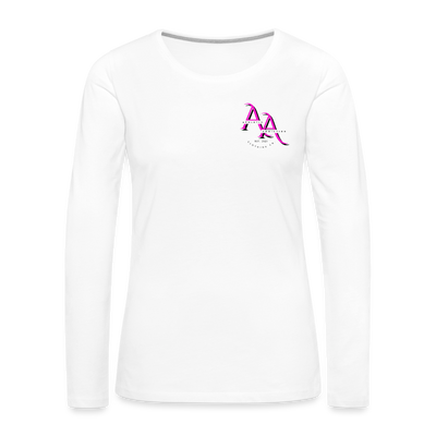 Women's Premium Long Sleeve T-Shirt - white