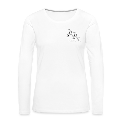 Women's Premium Long Sleeve T-Shirt - white