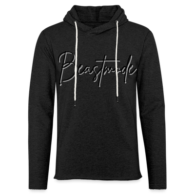 Unisex Lightweight Terry Hoodie - charcoal grey