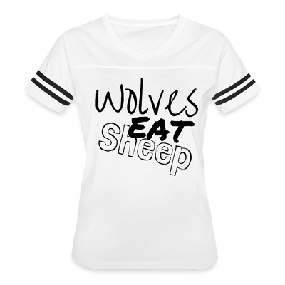 Women’s Vintage Sport T-Shirt - white/black