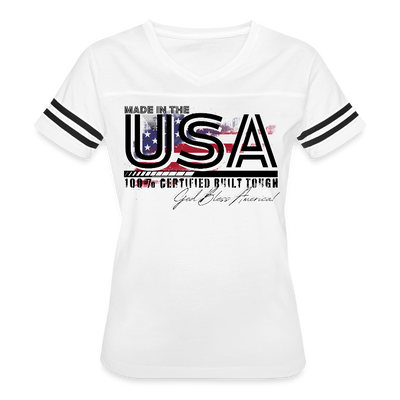 Women’s Vintage Sport T-Shirt - white/black