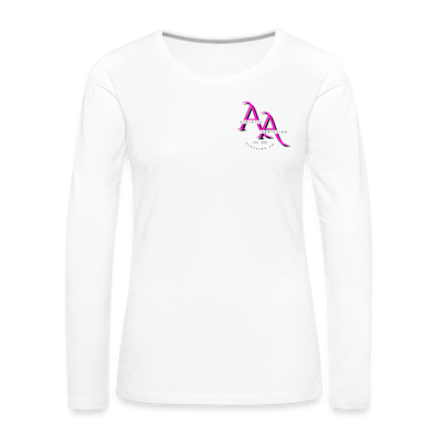 Women's Premium Long Sleeve T-Shirt - white