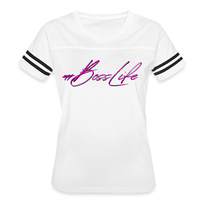 Women’s Vintage Sport T-Shirt - white/black