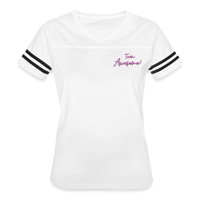 Women’s Vintage Sport T-Shirt - white/black