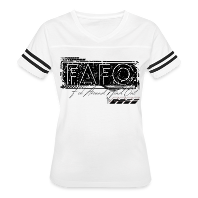 Women’s Vintage Sport T-Shirt - white/black