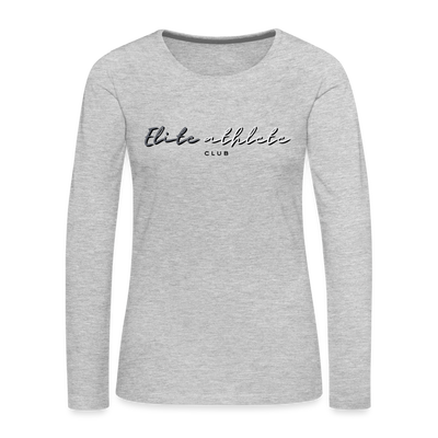 Women's Premium Long Sleeve T-Shirt - heather gray