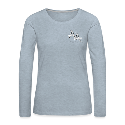 Women's Premium Long Sleeve T-Shirt - heather ice blue