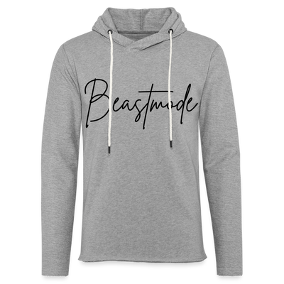 Unisex Lightweight Terry Hoodie - heather gray