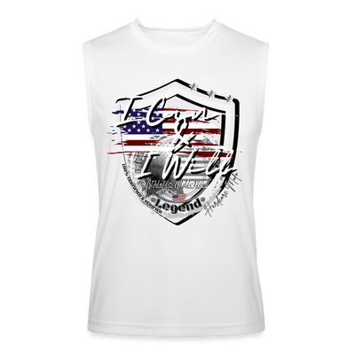 Men’s Performance Sleeveless Shirt - white