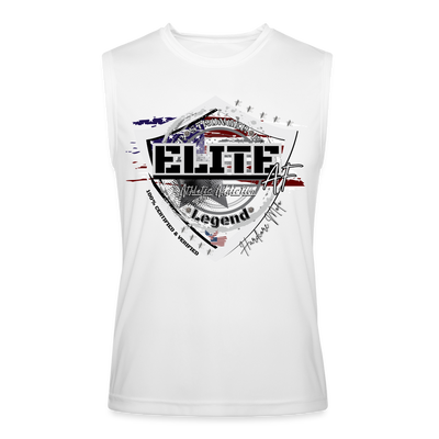 Men’s Performance Sleeveless Shirt - white