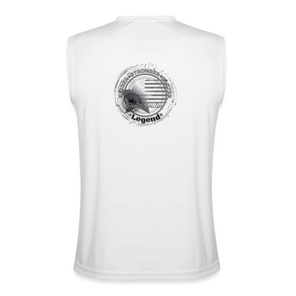 Men’s Performance Sleeveless Shirt - white