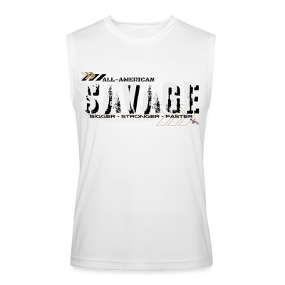 Men’s Performance Sleeveless Shirt - white