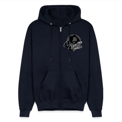 Champion Unisex Full Zip Hoodie - navy