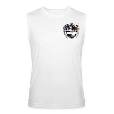 Men’s Performance Sleeveless Shirt - white