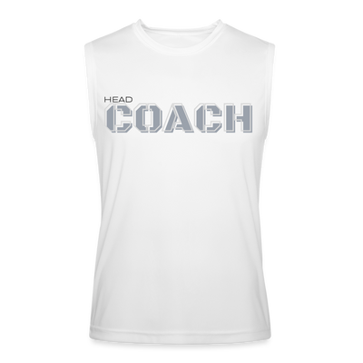 Men’s Performance Sleeveless Shirt - white