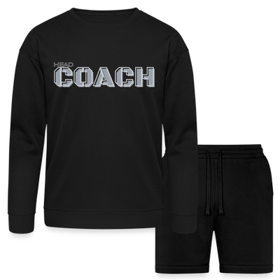 Bella + Canvas Unisex Sweatshirt & Short Set - black