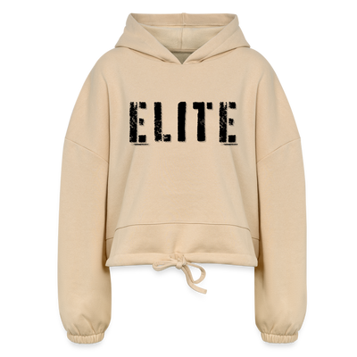 Women’s Cropped Hoodie - nude