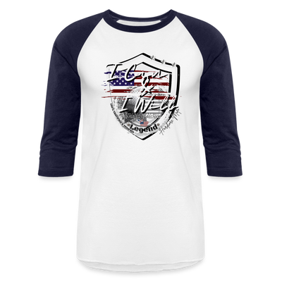 Baseball T-Shirt - white/navy