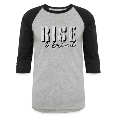 Baseball T-Shirt - heather gray/black