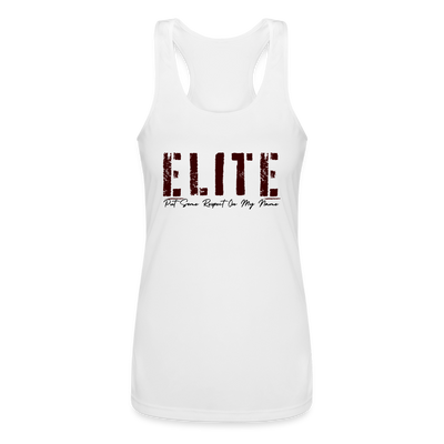 Women’s Performance Racerback Tank Top - white