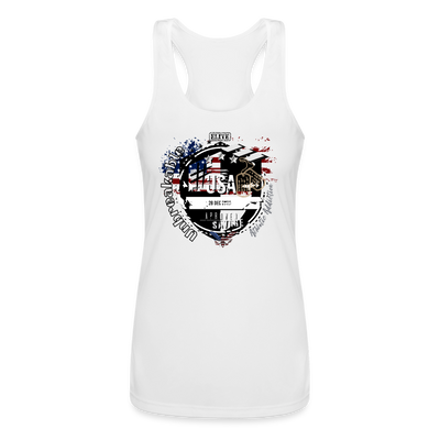 Women’s Performance Racerback Tank Top - white