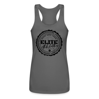 Women’s Performance Racerback Tank Top - charcoal