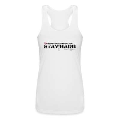 Women’s Performance Racerback Tank Top - white