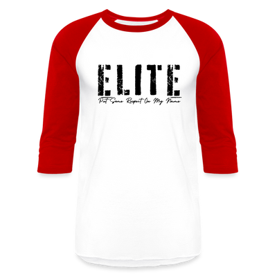 Baseball T-Shirt - white/red