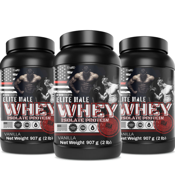 #99REPS 'ELITE MALE' Whey Protein Isolate