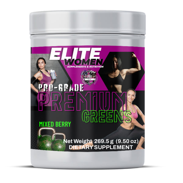 'ELITE WOMAN' Greens Powder - MIXED BERRY