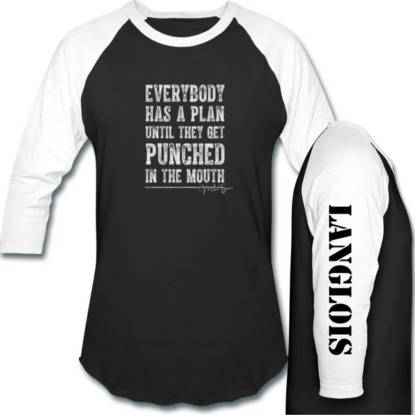 CUSTOMIZABLE' Baseball T-Shirt (Add Your Name To Sleeve)