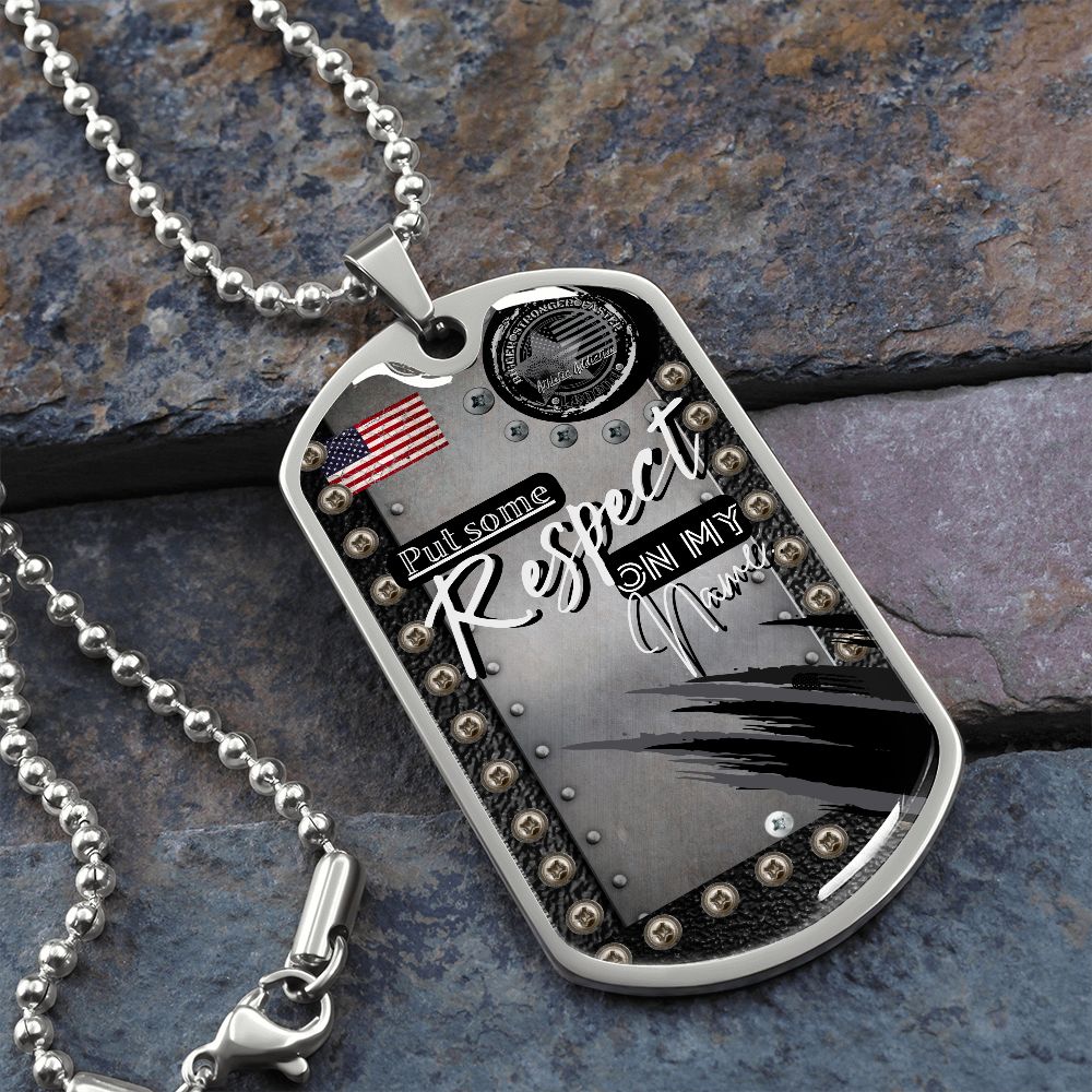 Military Dog Tag Necklace **Engrave Option**