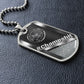 Military Dog Tag Necklace **Engrave Option**