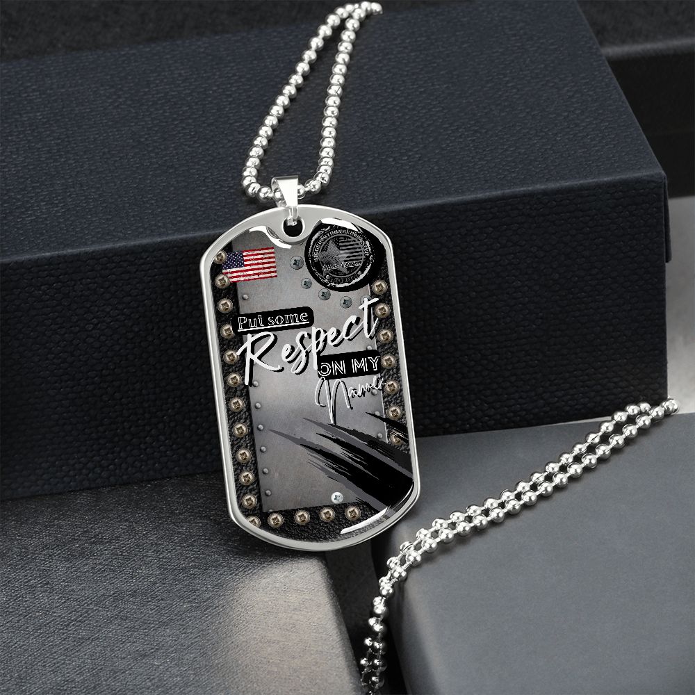 Military Dog Tag Necklace **Engrave Option**